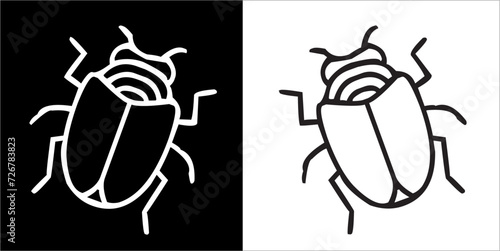 Illustration vector graphics of insect icon