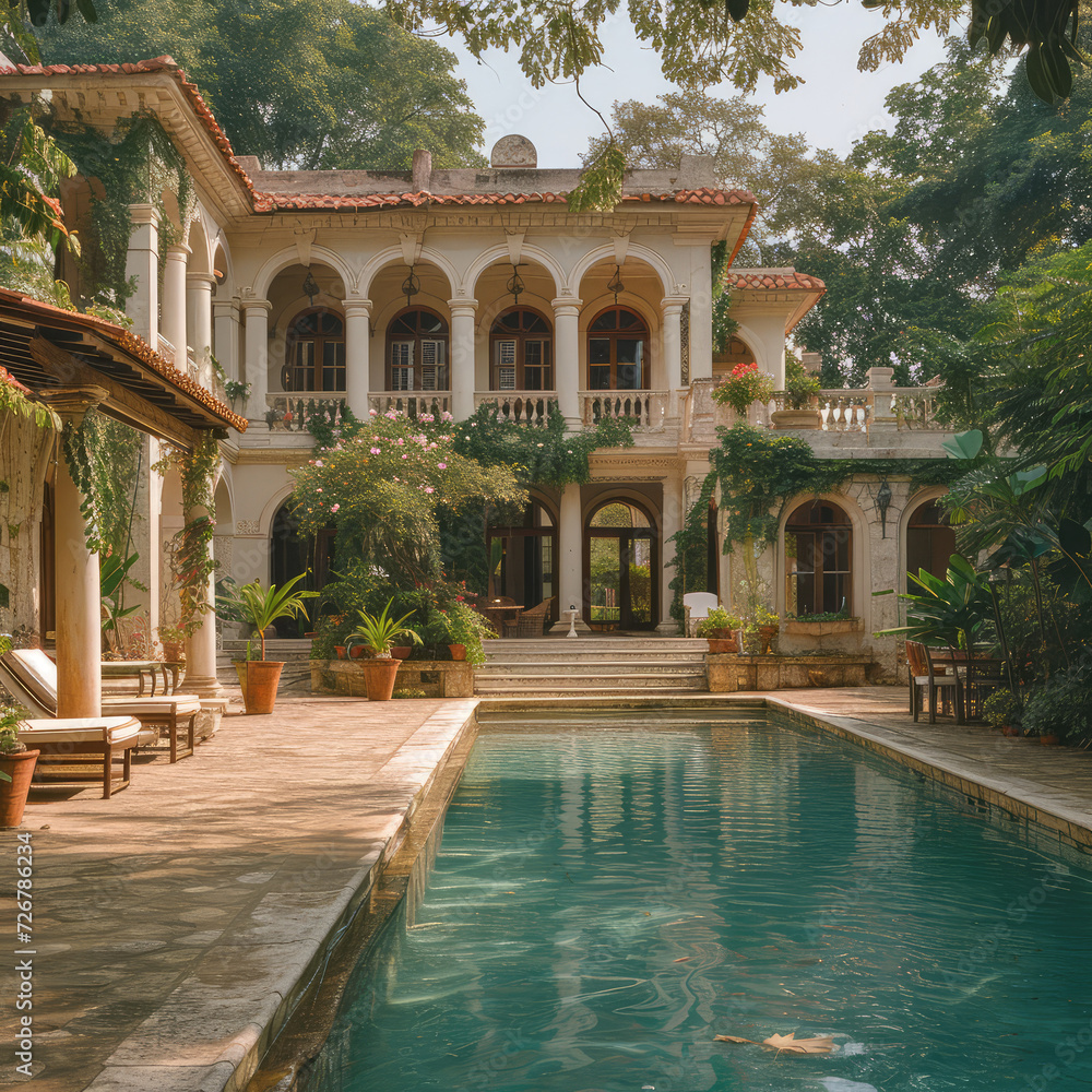 Elegant Villa in Greek and Kenyan Designs