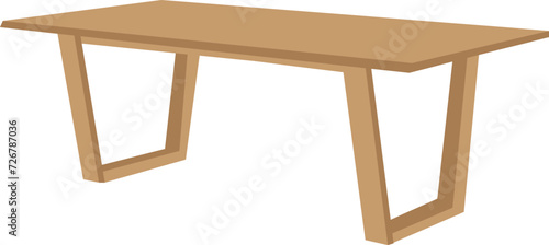 table and chair display detailed. Wooden table. Cafe and home decor furniture. Dining kitchen desk, restaurant and coffee tables and chair vector eps.