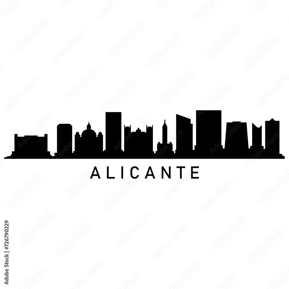 Alicante skyline