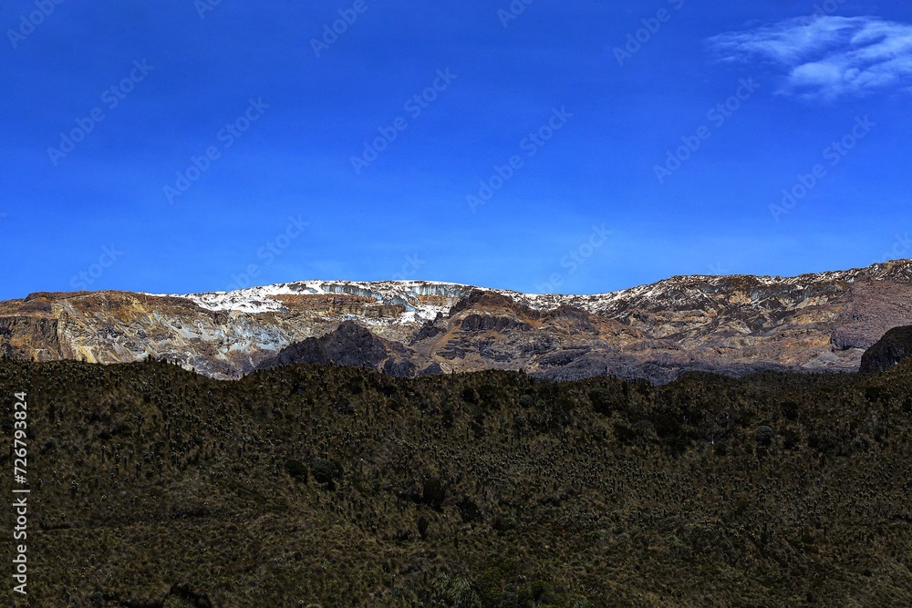 paisajes, nevado del Ruiz