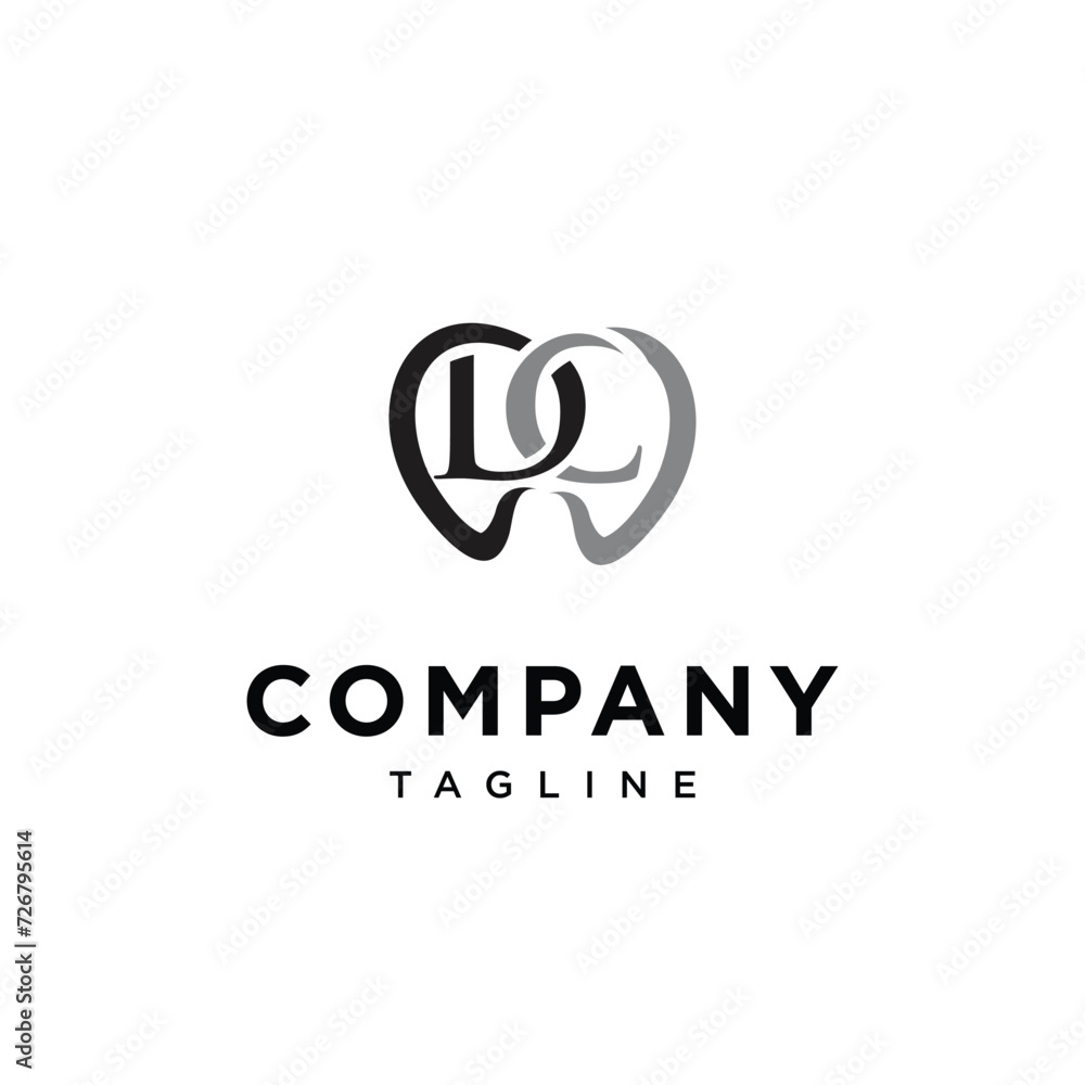 Obraz premium D C dental logo icon vector template.eps