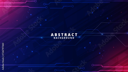 Gradient Digital technology background. Futuristic background for various design projects such as websites, presentations, print materials, social media posts