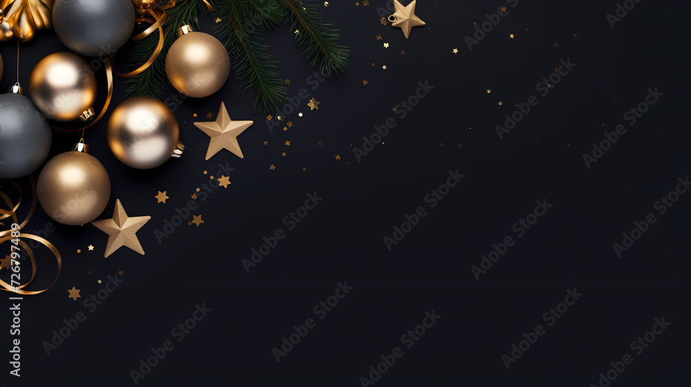 Luxurious shiny Christmas ball decoration, Christmas and New Year ornaments background Luxurious shiny Christmas ball decoration, Christmas and New Year ornaments background