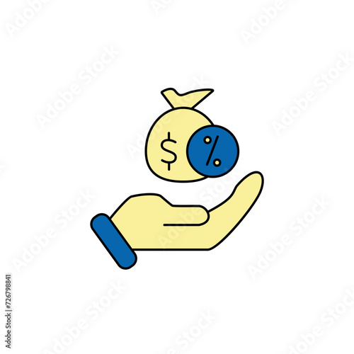creditor icons  symbol vector elements for infographic web