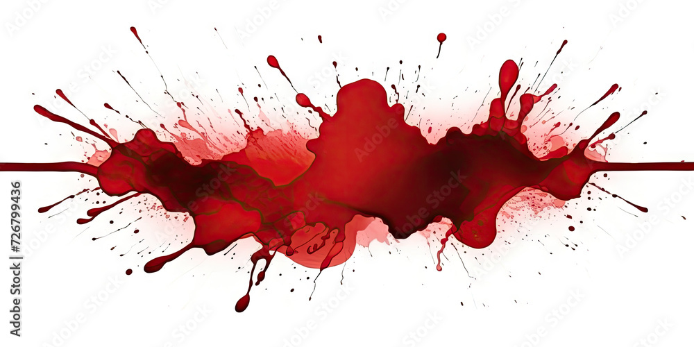 a splatter of red paint on a white background, a splatter of red paint on a white background,
