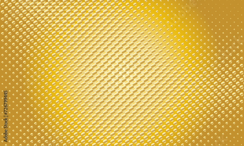 Abstract halftone dots background. yellow textured.