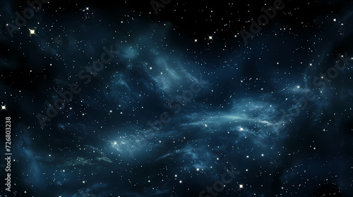 Mysterious star themed gradient background with countless twinkling stars