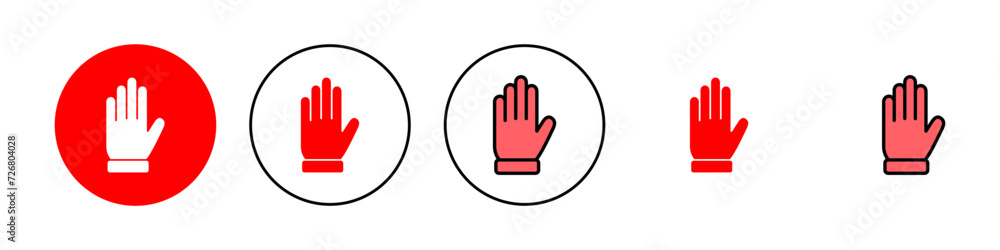 Hand icon set illustration. hand sign and symbol. hand gesture Hand icon set illustration. hand sign and symbol. hand gesture