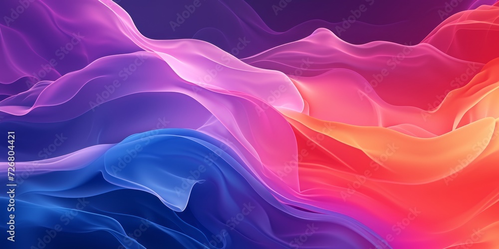 An wallpaper features abstract purple and blue waves, presented in the style of light red and light orange, superflat style, soft and rounded forms, and vibrant airy scenes. An wallpaper features abstract purple and blue waves, presented in the style of light red and light orange, superflat style, soft and rounded forms, and vibrant airy scenes.