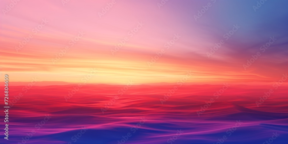 A red sunset background wallpaper suitable for smartphones & tablets, presented in the style of light violet and azure, transparent layers, chromatic landscape, and minimalistic elements.