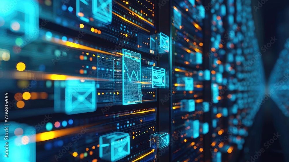 Innovative concept encompassing personal data management, Ai Generated Innovative concept encompassing personal data management, Ai Generated
