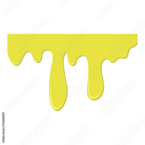 Yellow cheese melted vector background