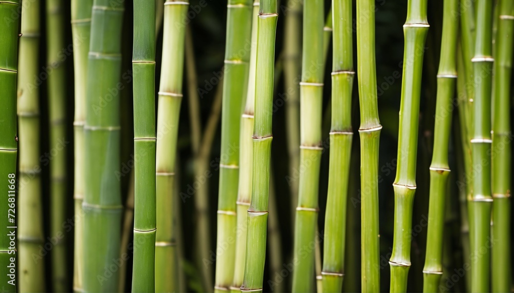 Textured bamboo background: A detailed close-up view of bamboo stalks Textured bamboo background: A detailed close-up view of bamboo stalks
