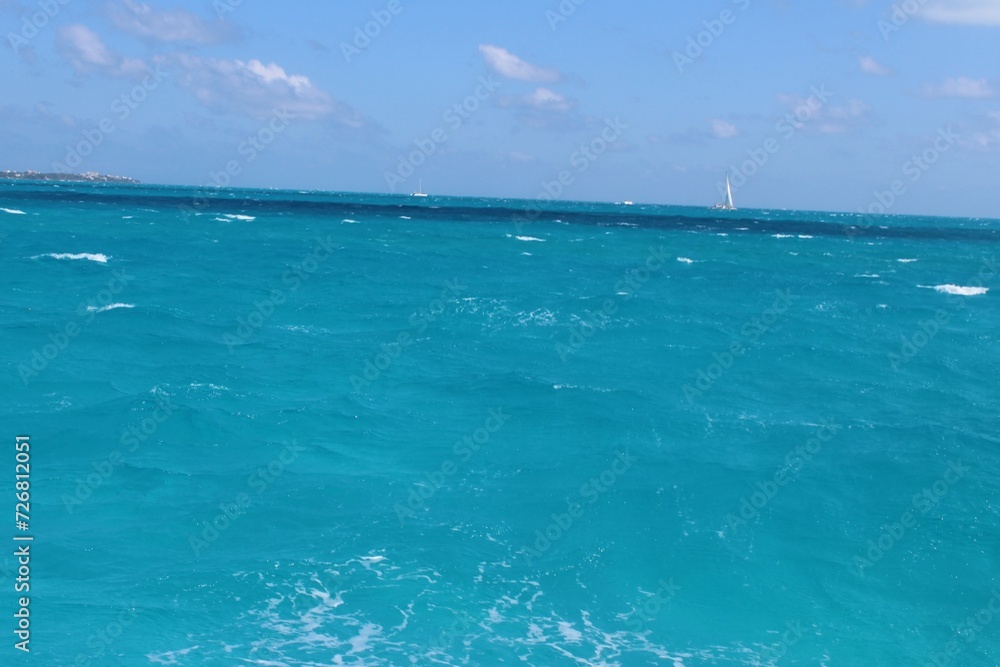 Rich, Blue Ocean Water in Mexico
