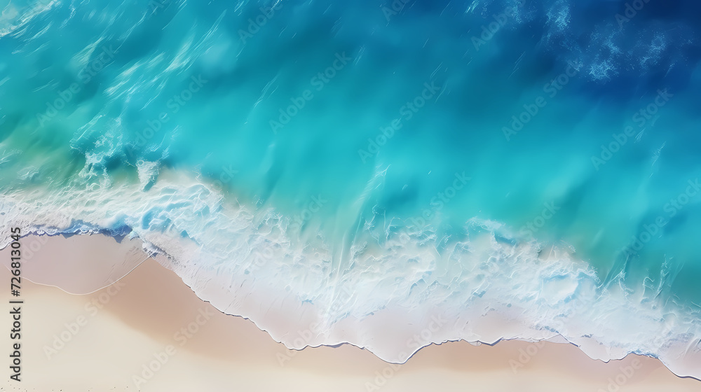 Panoramic natural landscape of beautiful beach Panoramic natural landscape of beautiful beach