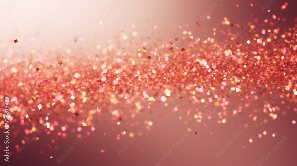 Vivid red sparkling glitter, perfect for festive or luxury background use.
