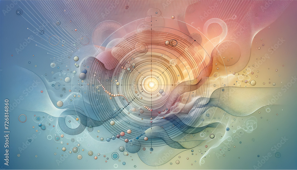 Obraz premium Tranquil P2P Lending: Harmonious Waves of Financial Support