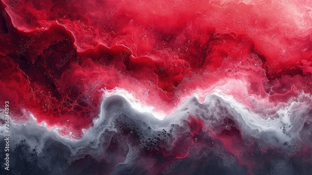 Obraz premium Wallpaper abstract paint background, Maroon and white accent.