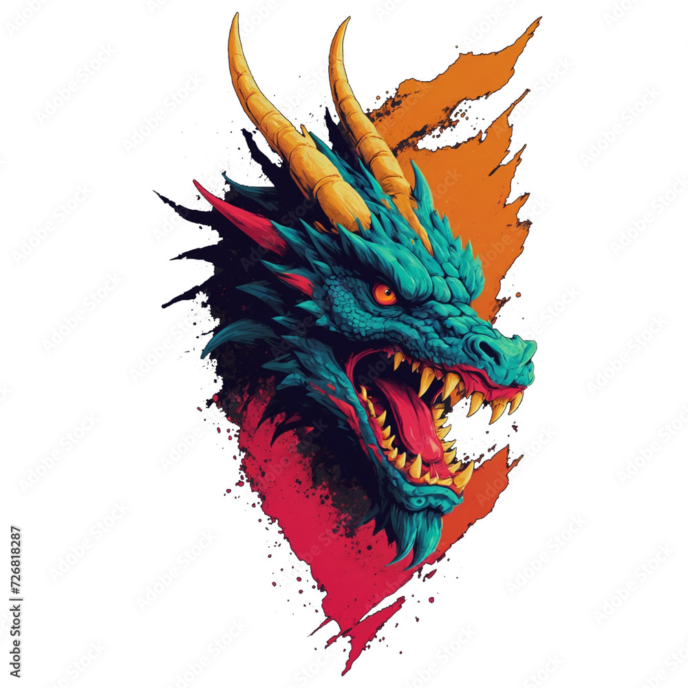 Obraz premium Dragon Head