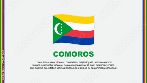 Comoros Flag Abstract Background Design Template. Comoros Independence Day Banner Social Media Vector Illustration. Comoros Cartoon Free Download Comoros Flag Abstract Background Design Template. Comoros Independence Day Banner Social Media Vector Illustration. Comoros Cartoon - GFXLoad
