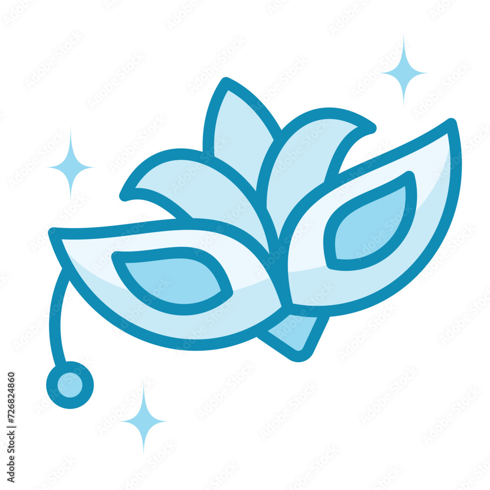 Naklejka premium Mardi Gras Icon