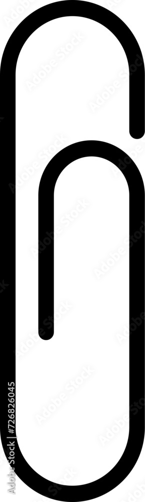 Paper Clip Vector Icon