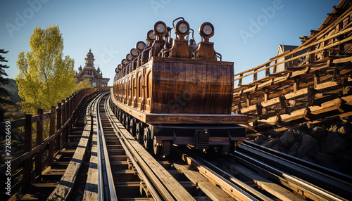 Famous old cathedral, symbol of spirituality and ancient history generated by AI