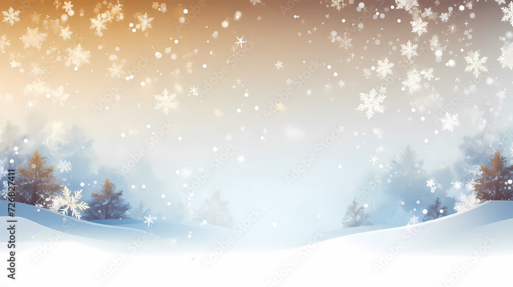 Flat lay composition for festive background with festive decorations and stars Flat lay composition for festive background with festive decorations and stars