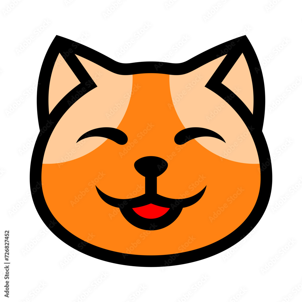 Cat Head Vector Logo Design Template Cat Head Vector Logo Design Template