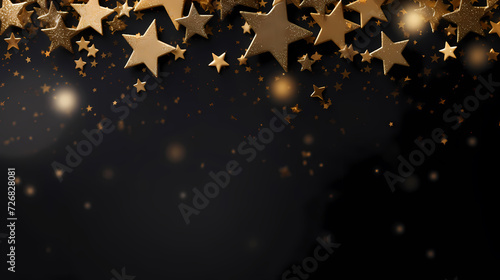 Festive decoration background, template for holidays and celebrations
