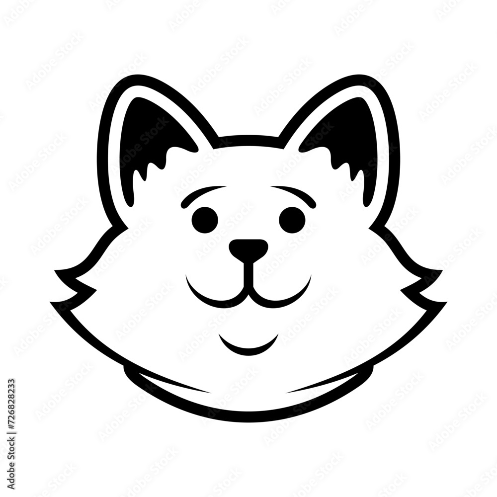 Dog Head Vector Logo Design Template Dog Head Vector Logo Design Template