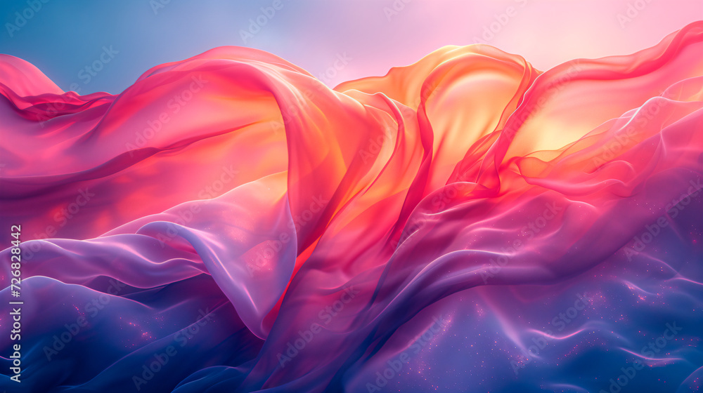 Fototapeta premium abstract silk background with violet and red colors