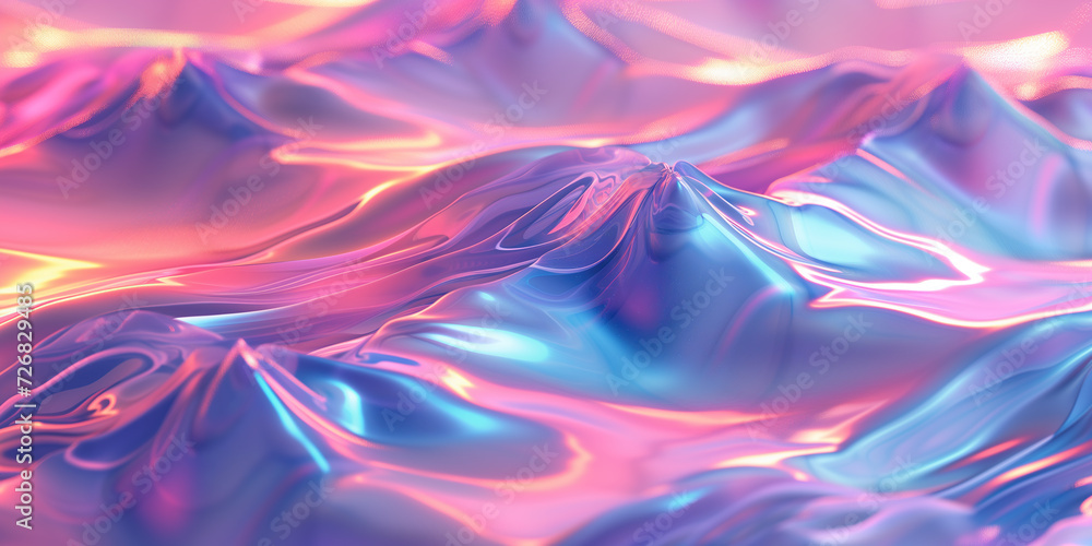 Abstract rainbow color wavy 3d silk cloth background, web page background, app background, high-tech sense Abstract rainbow color wavy 3d silk cloth background, web page background, app background, high-tech sense