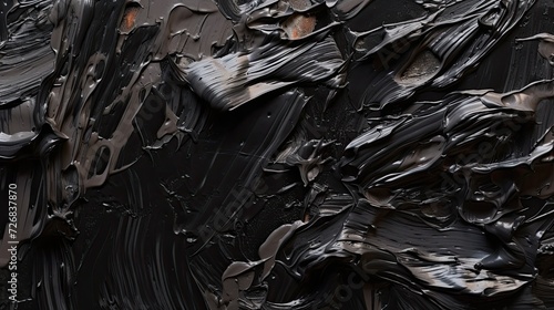 Black rough grainy stone texture background