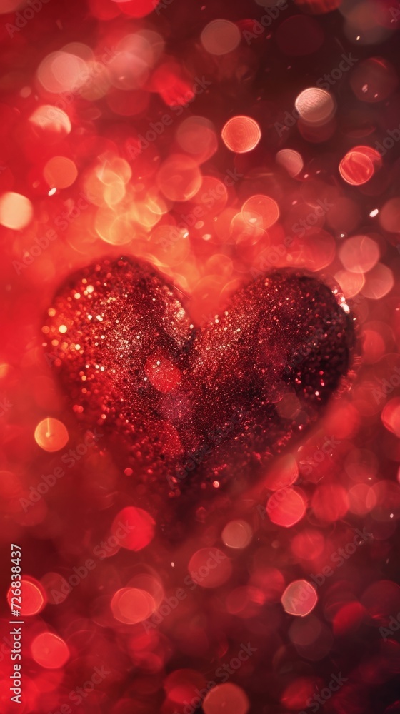 Heart-shaped Object on Table Heart-shaped Object on Table