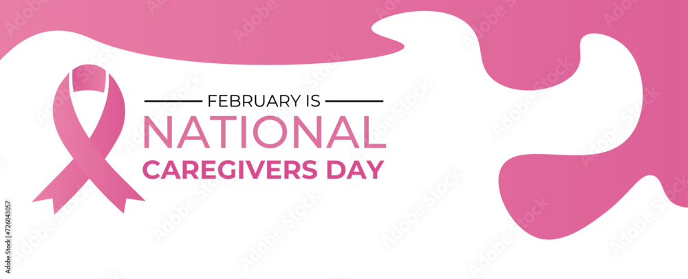 Family Caregivers month (NFCM) is observed every year in November, to raise awareness of caregiving issues, educate communities, and increase support for caregivers. banner cover. Vector illustration Family Caregivers month (NFCM) is observed every year in November, to raise awareness of caregiving issues, educate communities, and increase support for caregivers. banner cover. Vector illustration