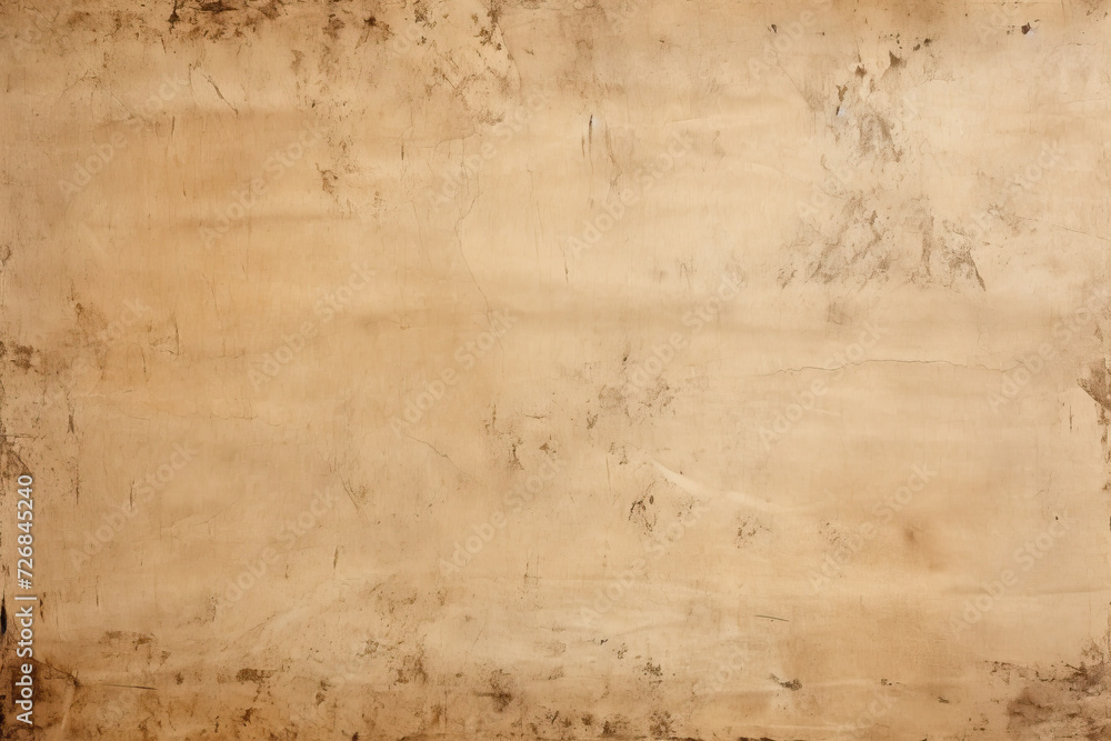 Fototapeta premium Paper texture cardboard background close-up. Grunge old paper surface texture