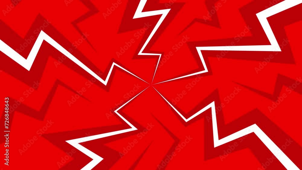 Red flash thunder comic background Red flash thunder comic background