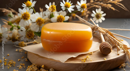Premium Honey Soap Imagery: Elevate Your Creative Projects - Mock up