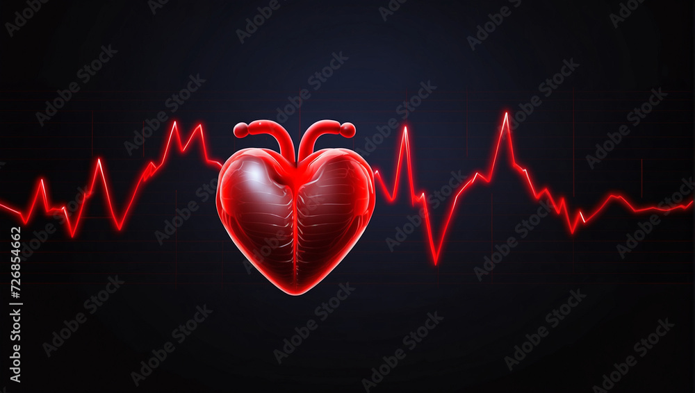 Abstract human heart shape HD Abstract human heart shape HD