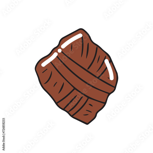 chocolate pastry popular  coffeshop. cromboloni design. all variant pastry 