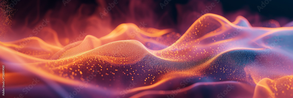 abstract flame wave wallpaper, generative AI abstract flame wave wallpaper, generative AI