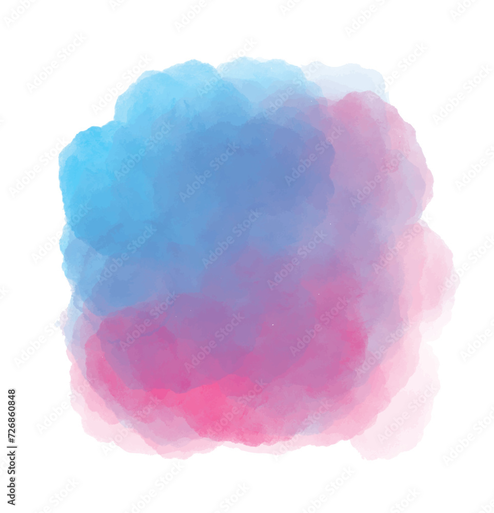 Fototapeta premium abstract watercolor background with splashes. blue magenta watercolor