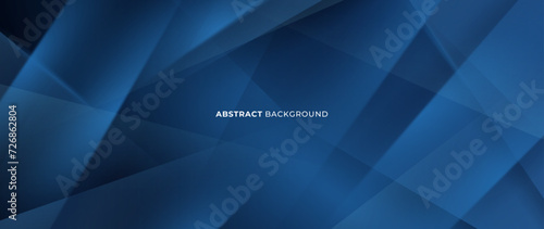 The abstract gradient blue background with crisscrossing and overlapping lines creates a modern look. Suitable for business cards, web, brochures, banners and wallpapers. photo