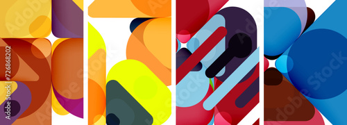Geometric elements abstract backgrounds for wallpaper, business card, cover, poster, banner, brochure, header, website