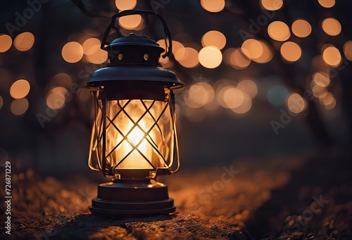 outdoor lantern night