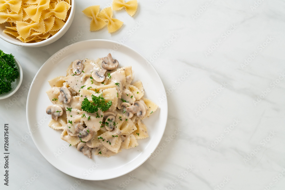 custom made wallpaper toronto digitalfarfalle pasta with mushroom white cream sauce