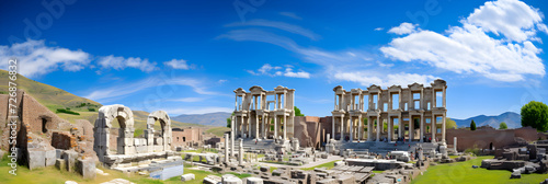 A Glimpse into the Past: The Majestic Ruins of Ancient Ephesus © Adele