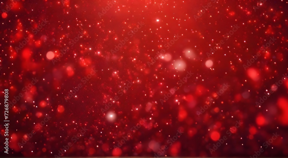 Red background with stars and space for your text. Vector illustration.